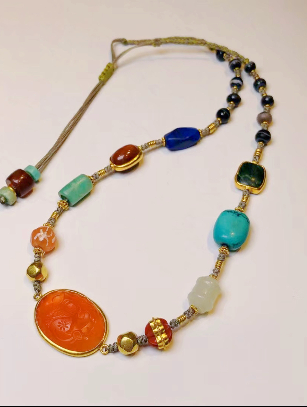 Multi-gemstone Necklace